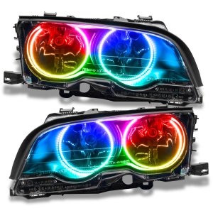 BMW 3 Series Headlight Assemblies - ORACLE Lighting - ColorSHIFT w/o Controller - `99-`01 BMW 3 Series Headlight Assemblies - ORACLE Lighting - ColorSHIFT w/o Controller - `99-`01